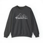 Mountain Sweatshirt Nature Lover Gift, Warm Cozy Sweatshirt Outdoorsman Gift Hiking Sweatshirt Minimalist Sweatshirt Outdoor Sweatshirt