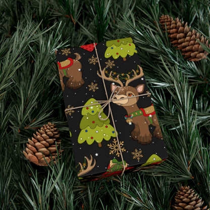 Christmas Reindeer Wrapping Paper