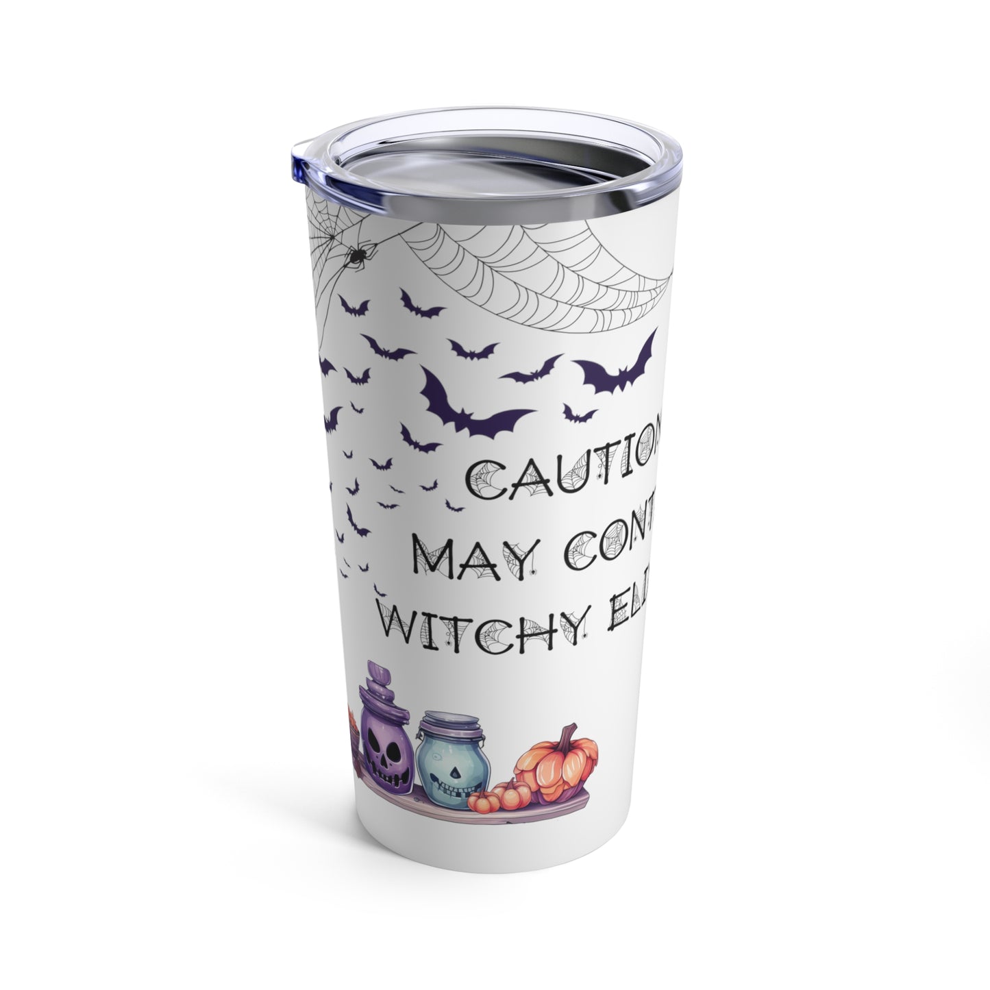 Retro Halloween Tumbler 20 oz Stainless Steel Tumbler Funny Coffee Cup