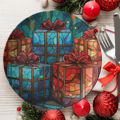 Thermosaf Polymer Plastic Festive Christmas Dinner Plate