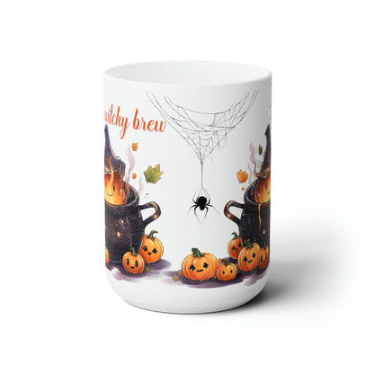 Retro Witchy Brew Cute Retro Halloween Coffee Mug