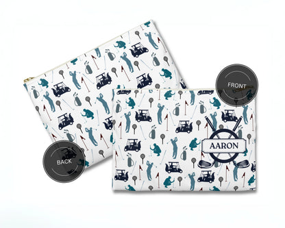 Personalized Golf Zipper Case