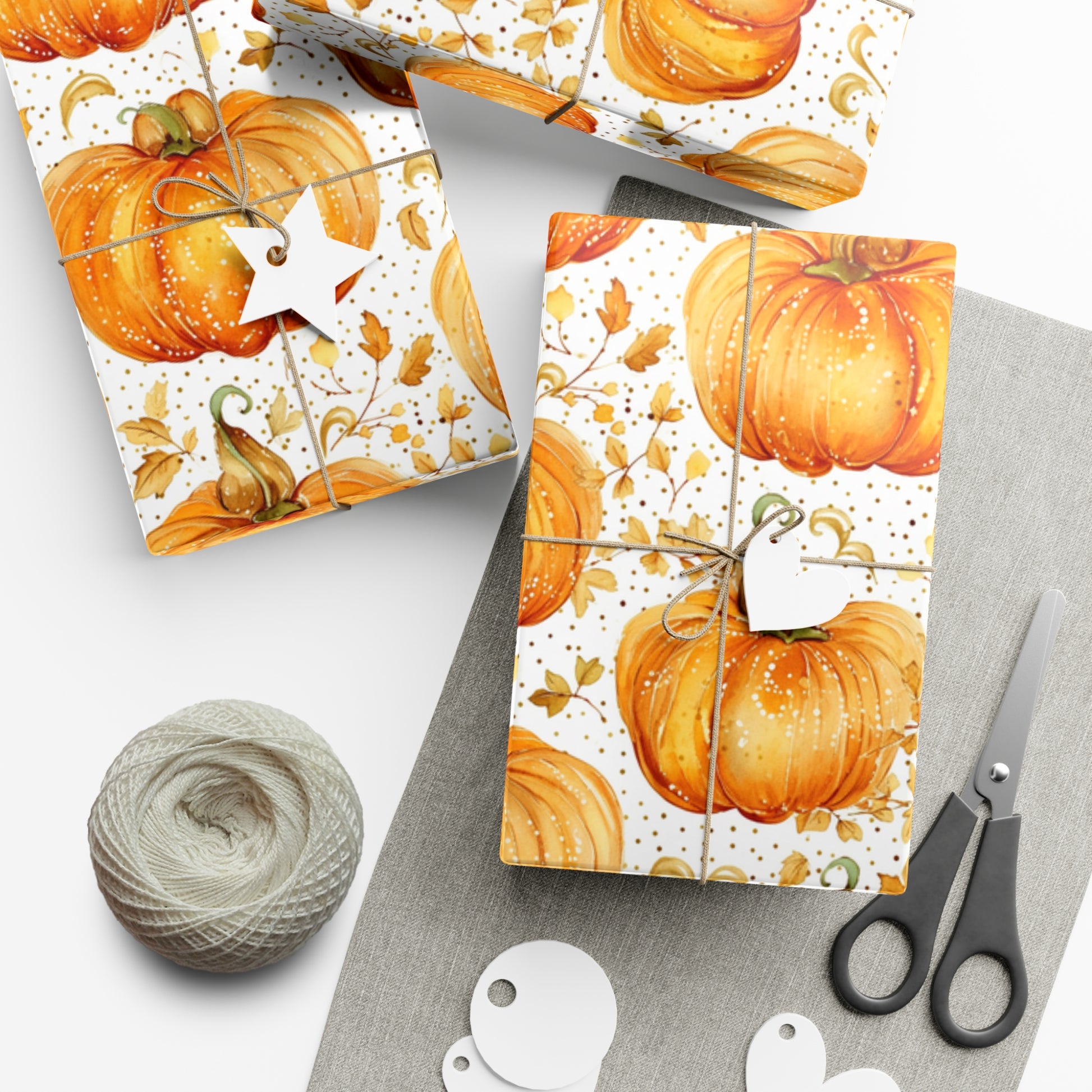 Fall Floral Wrapping Paper