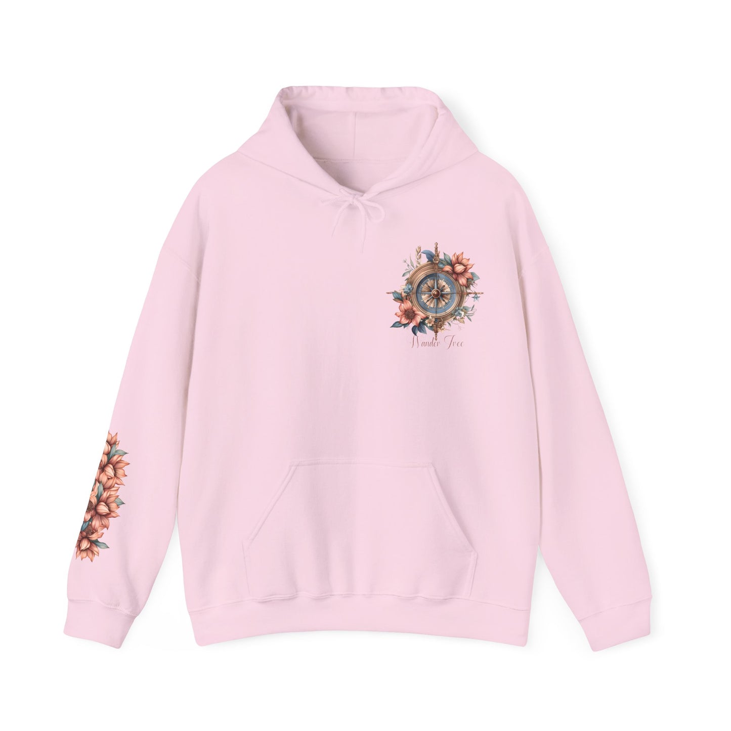Wander Floral Compass Hoodie
