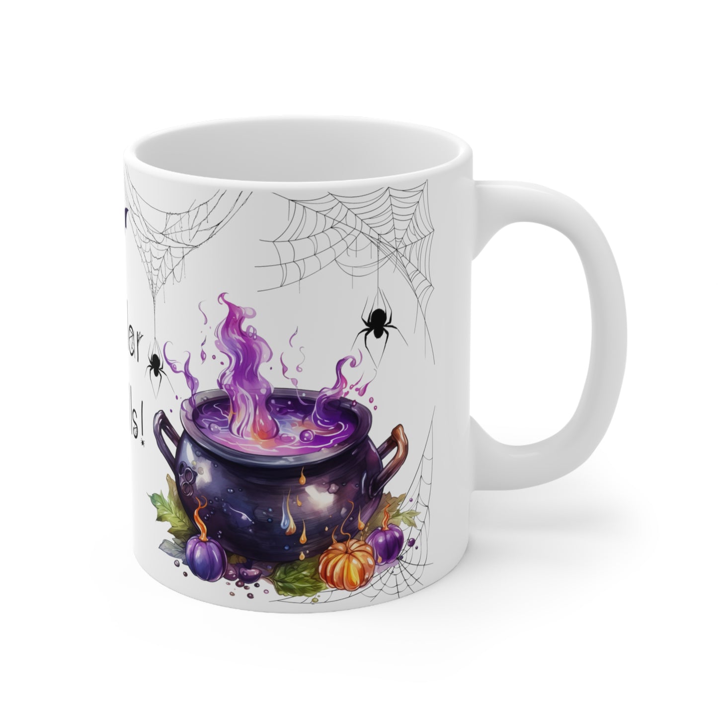 Retro Halloween Coffee Mug Spooky Season Mug Witchy Mug Halloween Cauldron Mug Halloween Spider Web Mug Retro Pumpkin Mug Halloween Kitchen