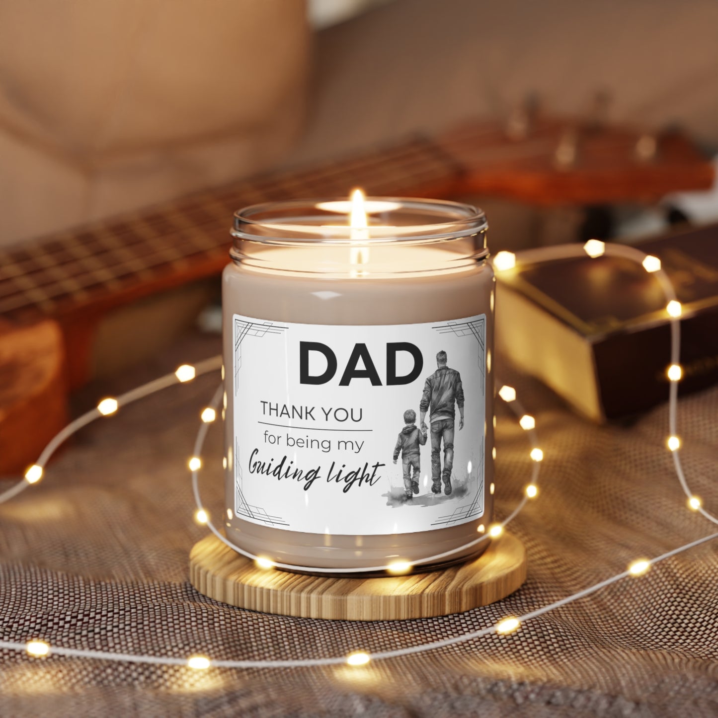 Dad Gift From Son Sentimental Gift Dad Candle Dad Gift from Kids Step Dad Gift Scented Soy Candle For Fathers