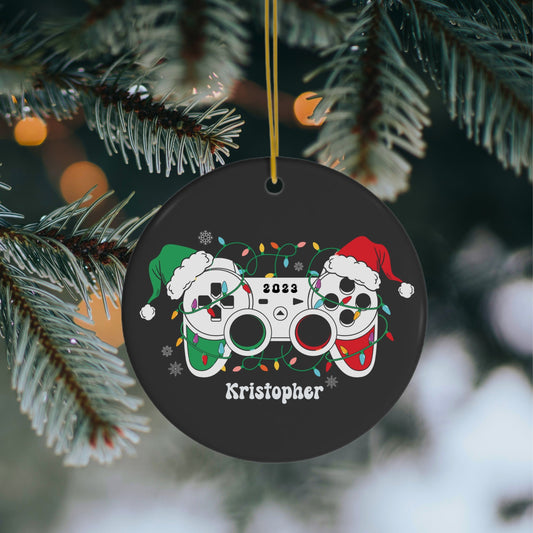 Personalized Gamer Ornament Gaming Gifts