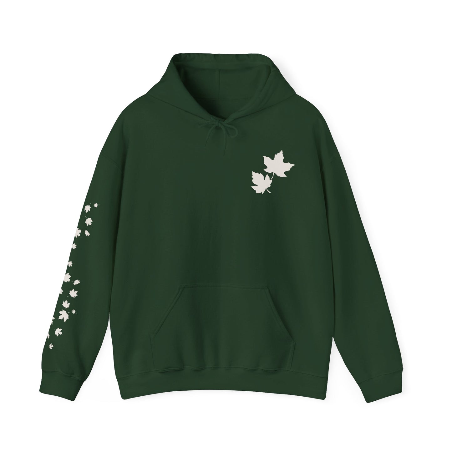 Falling Maple Leaves Nature Hoodie