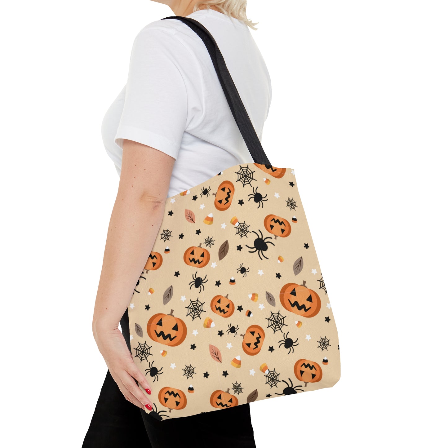 Rustic Fall Tote Bag Halloween Pumpkin Bag