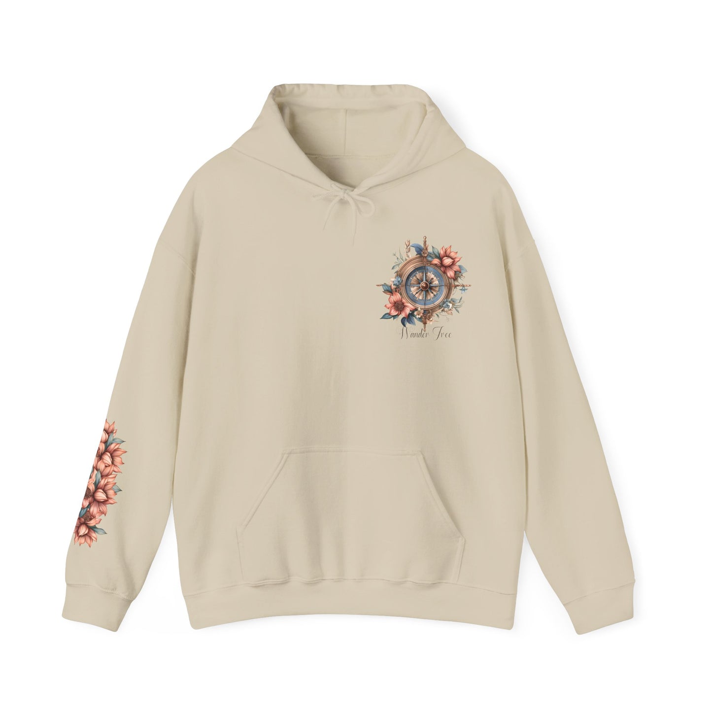 Wander Floral Compass Hoodie