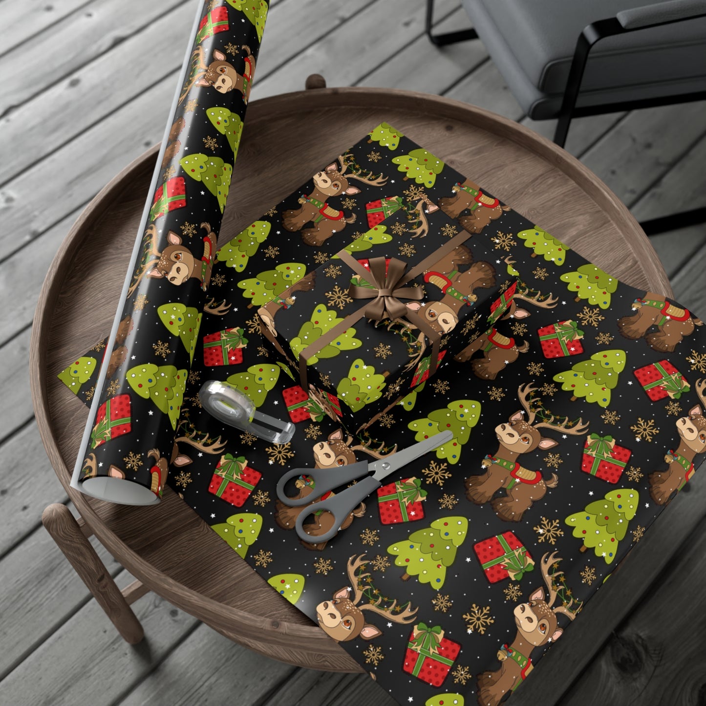 Christmas Reindeer Wrapping Paper