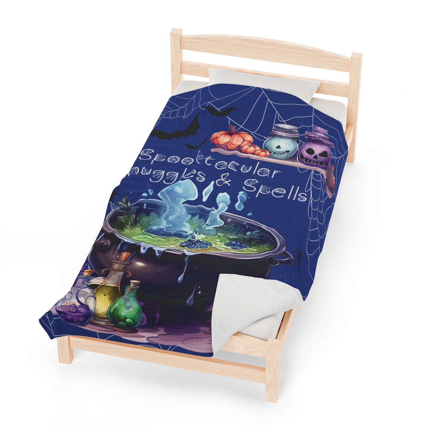 Halloween Blanket Spooky Movie Night Blanket