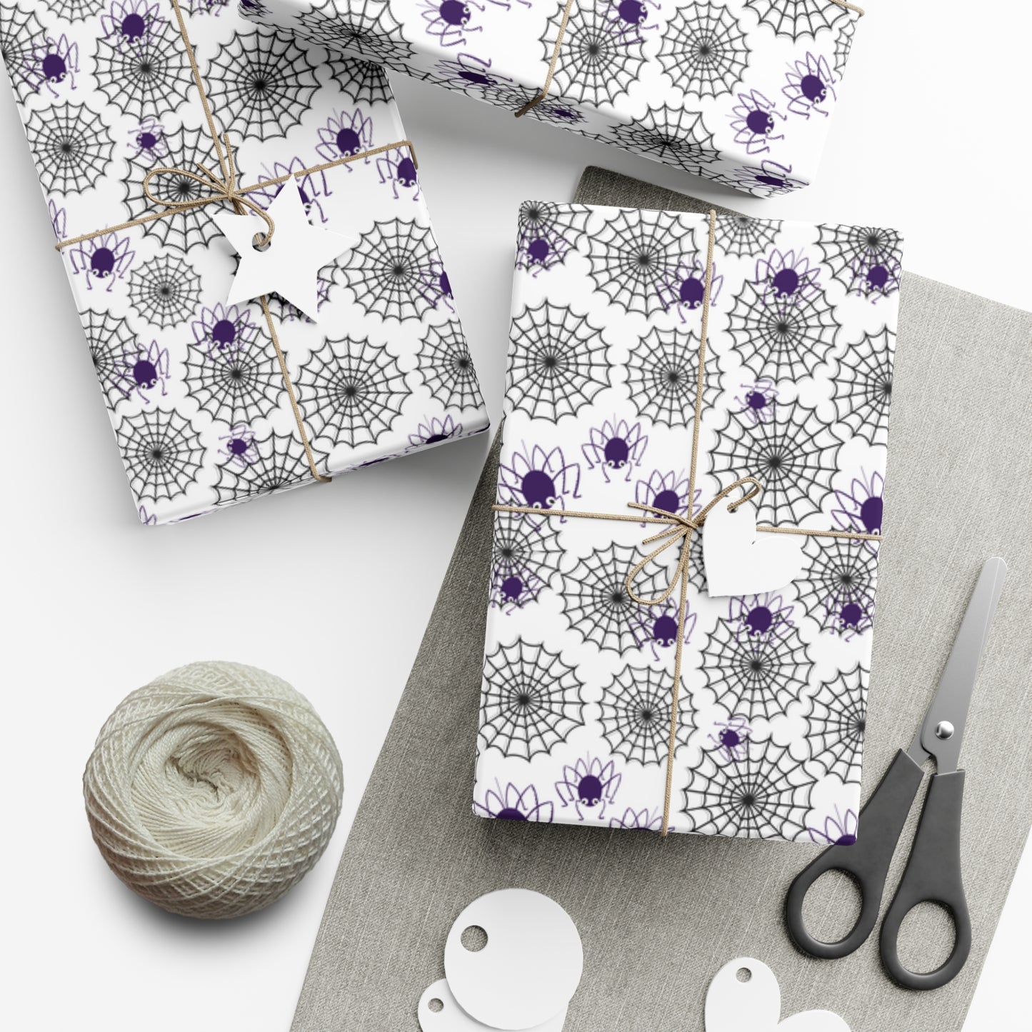 Halloween Spider Web Wrapping Paper Cute Halloween Wrapping Paper 6 Foot Holiday Wrapping Paper Roll Halloween Birthday