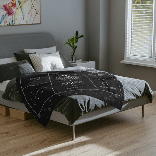 Aries Zodiac Blanket