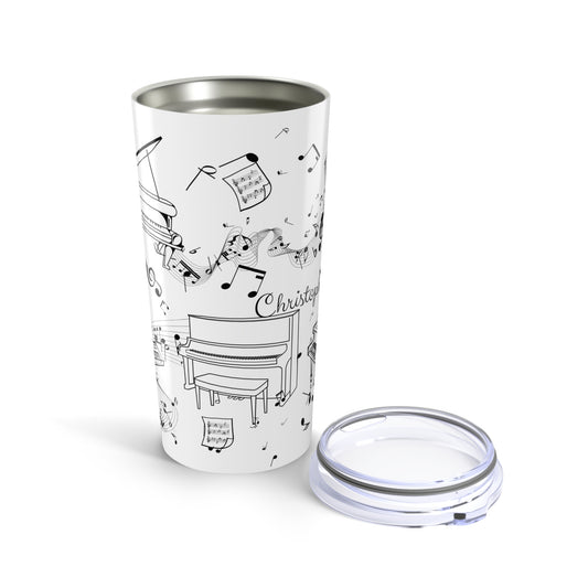 Personalized 20oz Piano Tumbler