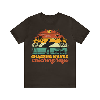Unisex Retro Summer Surfing Beach Shirt