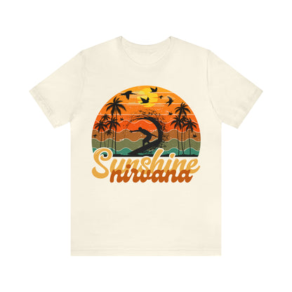 Unisex Retro Surfing Beach Shirt