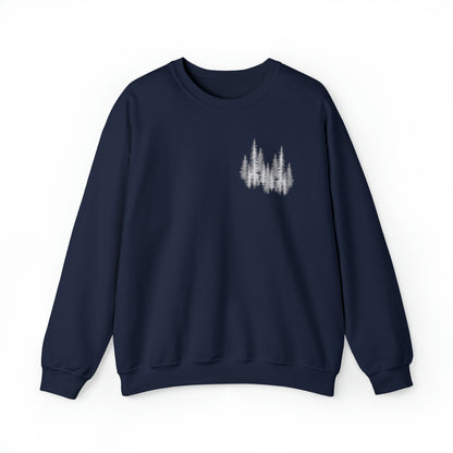 Winter Pine Sweatshirt Nature Lover Gift