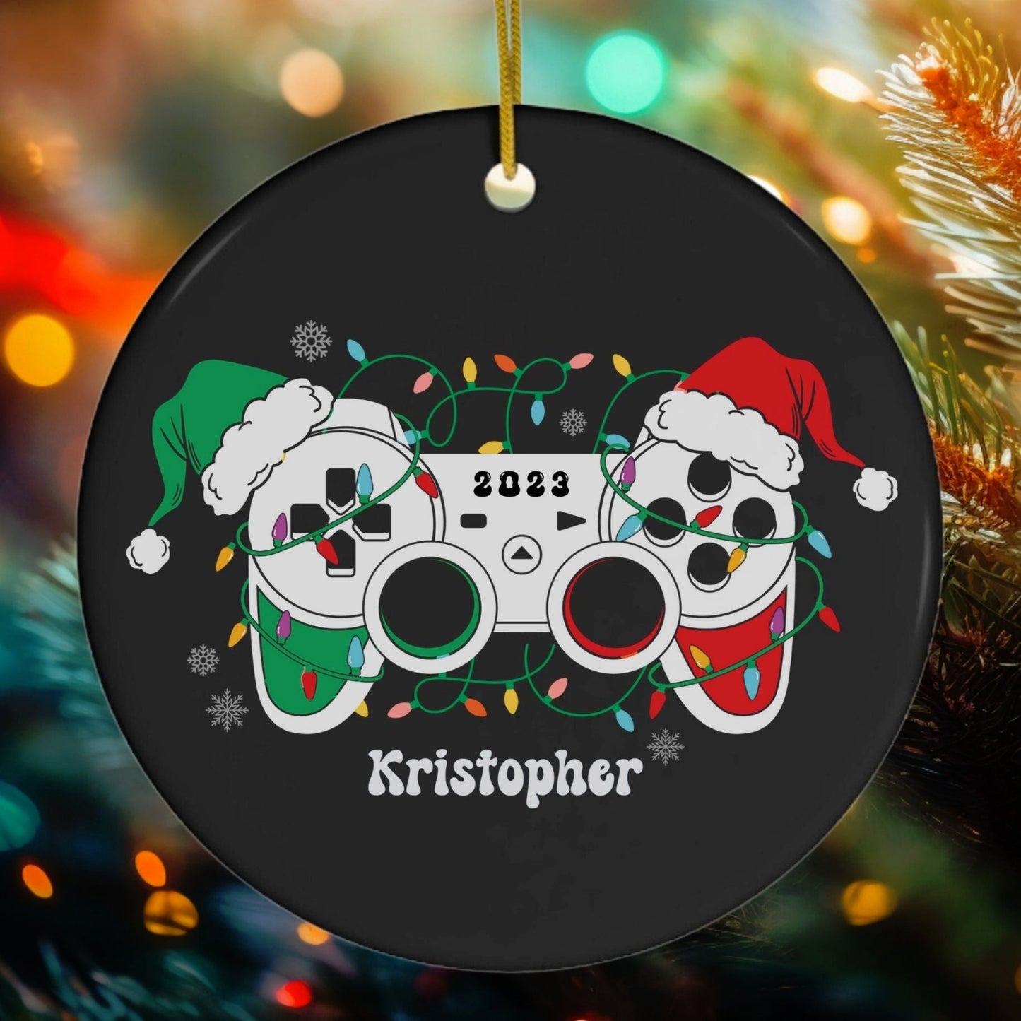 Personalized Gamer Ornament Gaming Gifts