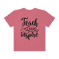 Comfort Colors Shirt Teach Love Inspire Teacher T Shirt Back to School Shirt For Teachers Gift For Student Teacher New Teacher Gift For Her
