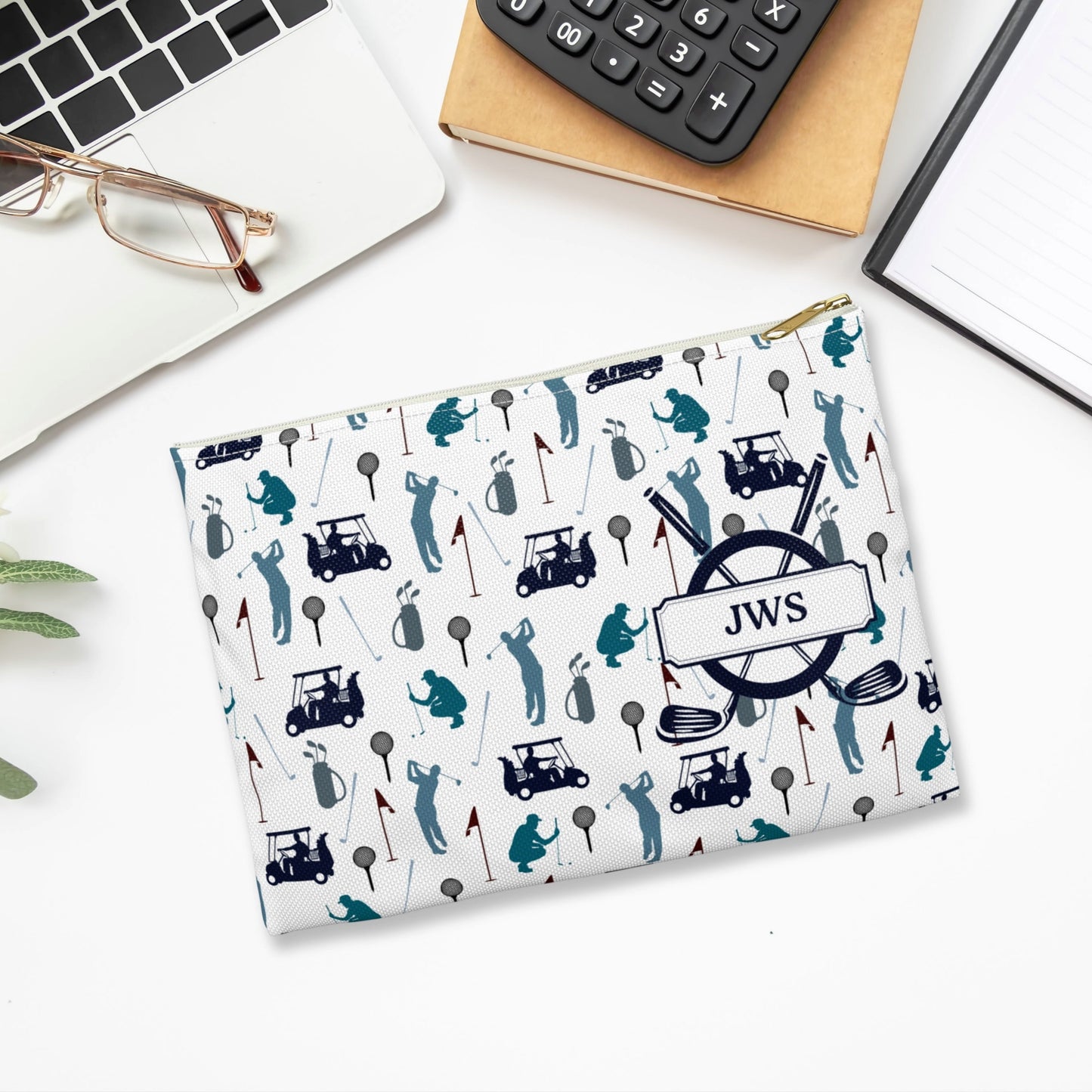 Personalized Golf Zipper Case