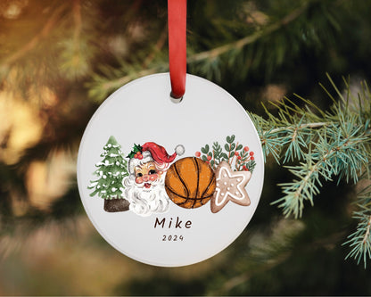 Personalized Basketball Ornament Basketball Player Gift