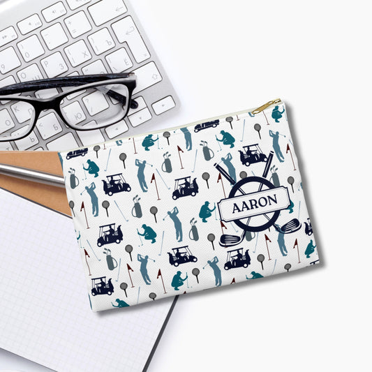 Personalized Golf Zipper Case