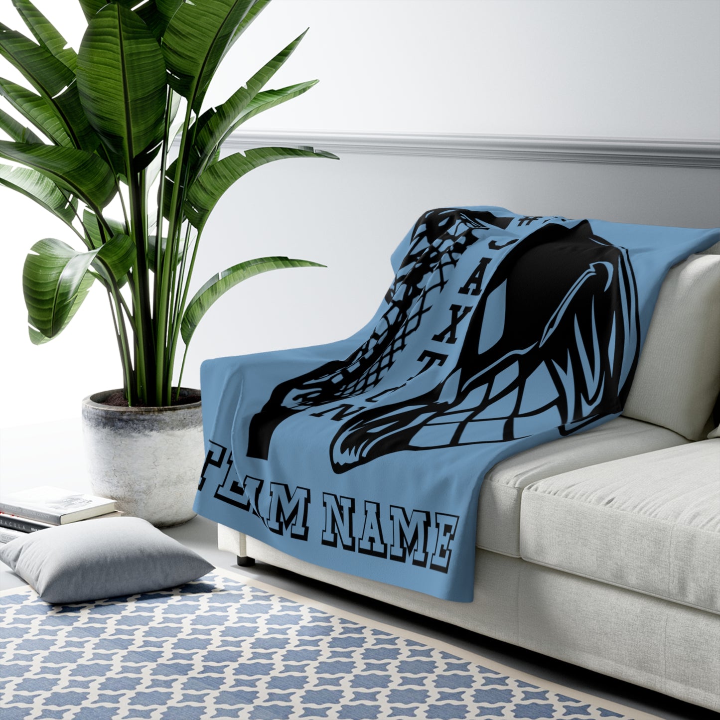 Personalized Lacrosse Blanket Lacrosse Team Gifts For Seniors