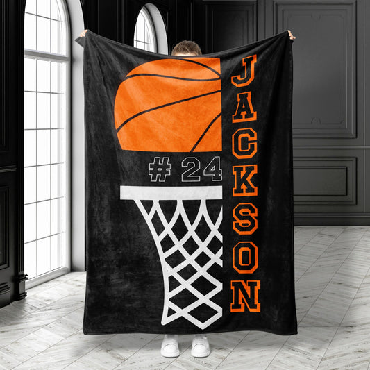 Personalized Basketball Blanket