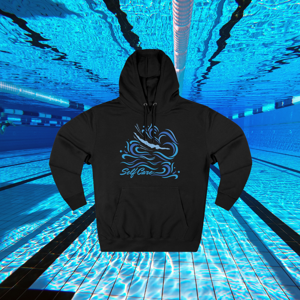 Swimmer Hooded Sweatshirt Swimmer Self Care Shirt Swimmer Gift Hooded Swim Sport Sweatshirt Swimmer Hoodie Gift For Her Swimming Sweatshirt