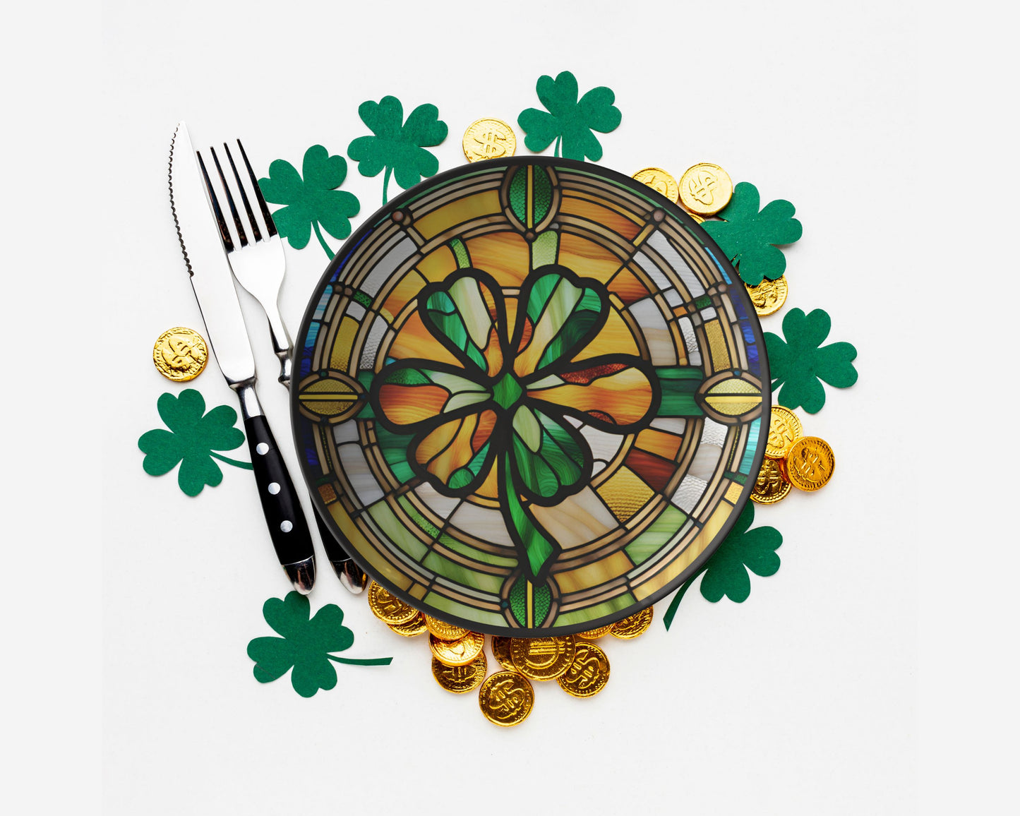 March Birthday Plate St Patricks Birthday Party Decor Thermosaf Polymer Plastic Plate