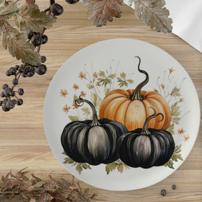 Bone China Cottagecore Kitchen Pumpkin Plates Rustic Plate