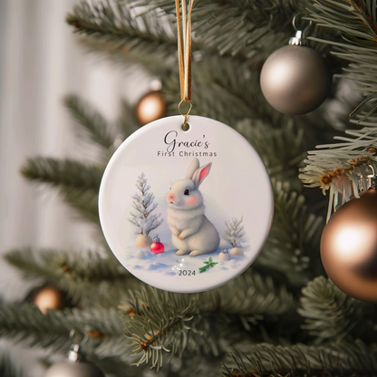 Baby First Christmas Ornament Personalized Keepsake