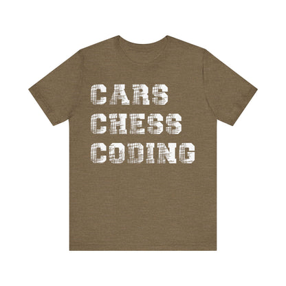 Cars Chess Coding T-Shirt