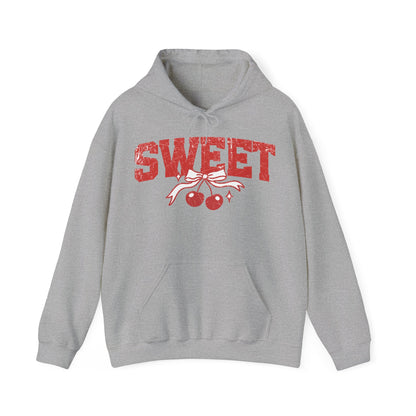 Retro Cherry Shirt Vintage Distressed Graphic Hooded Sweatshirt