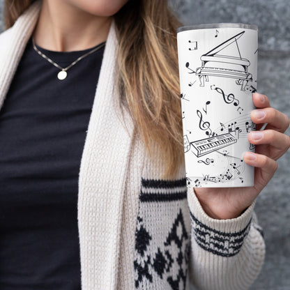 Personalized 20oz Piano Tumbler