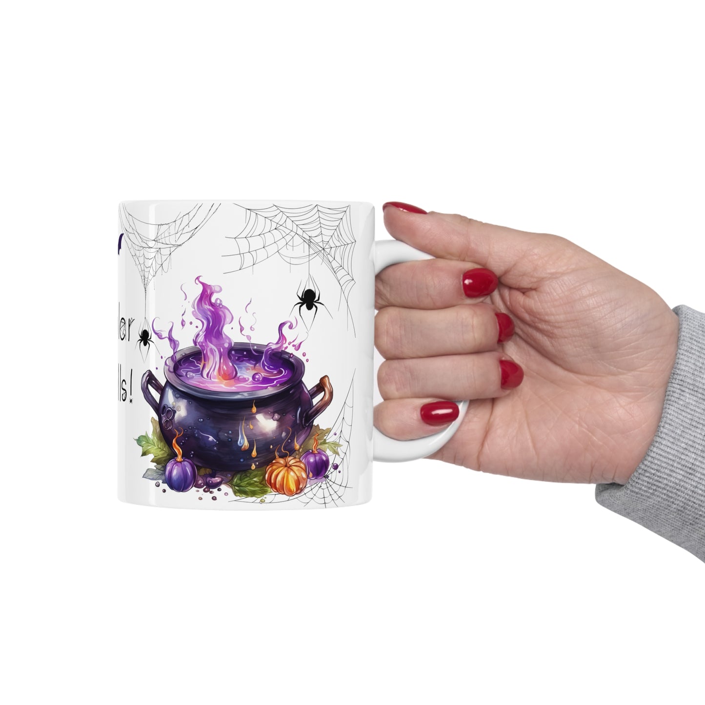 Retro Halloween Coffee Mug Spooky Season Mug Witchy Mug Halloween Cauldron Mug Halloween Spider Web Mug Retro Pumpkin Mug Halloween Kitchen