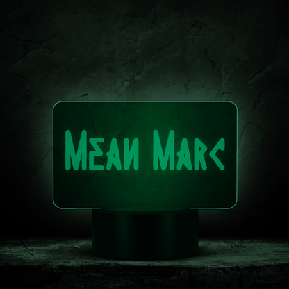 Custom Gamertag Sign Gamer Tag Night Light