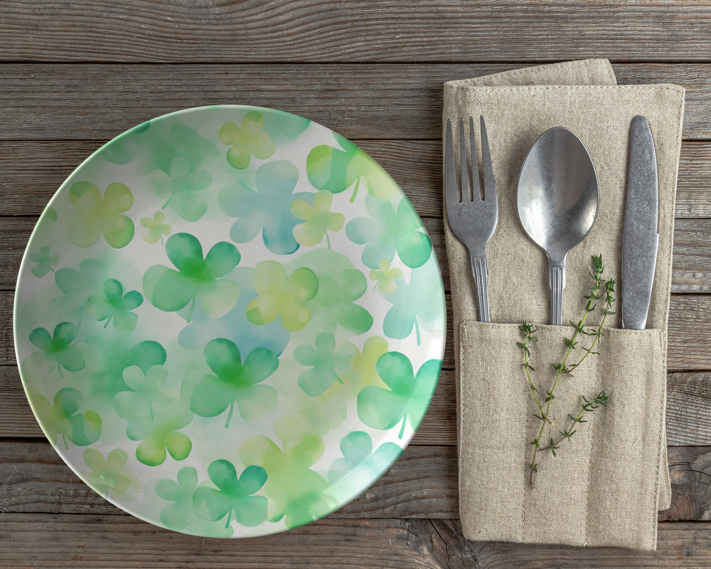 Four Leaf Clover Plate