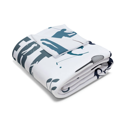 Personalized Golf Blanket Gift for Golfer