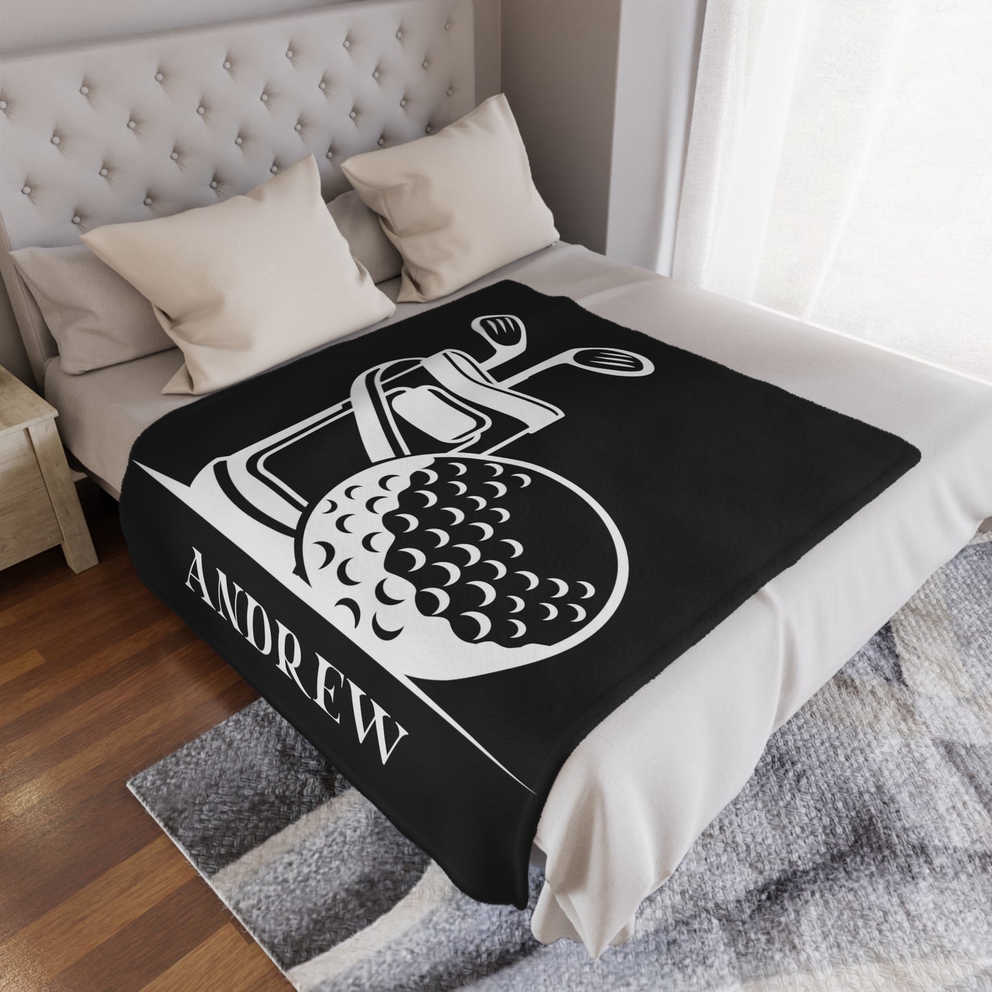 Personalized Golf Blanket Gift for Golfer