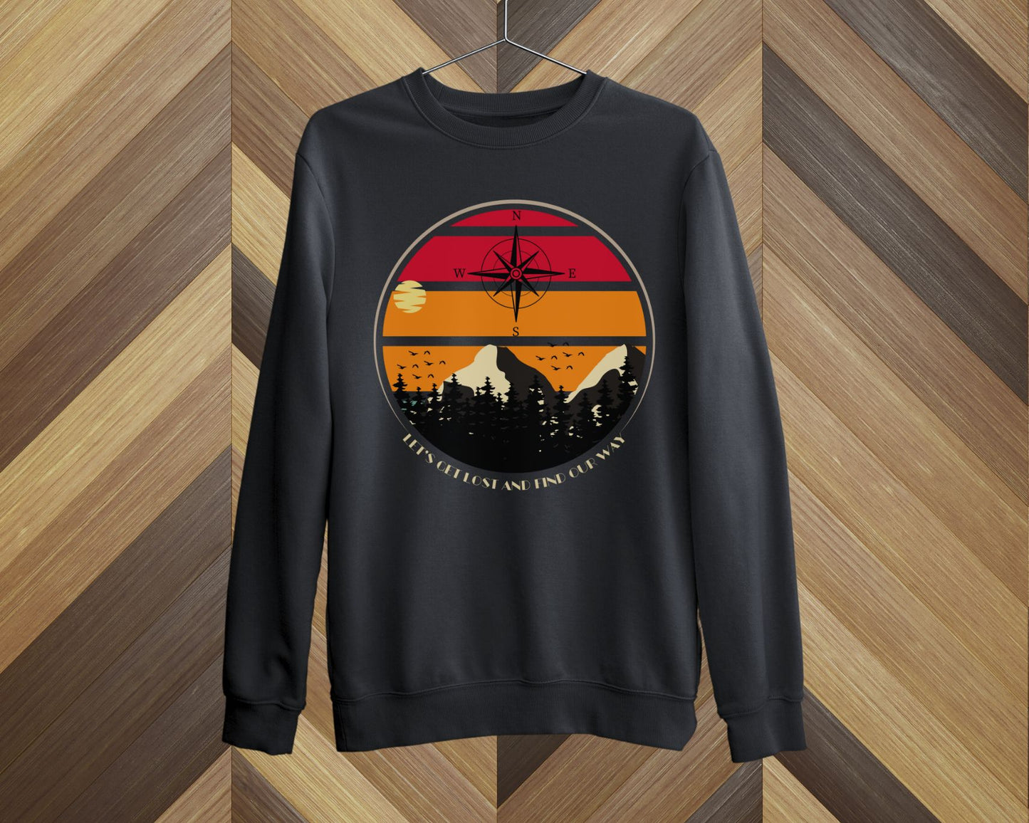 Mountain Sweatshirt Nature Lover Gift