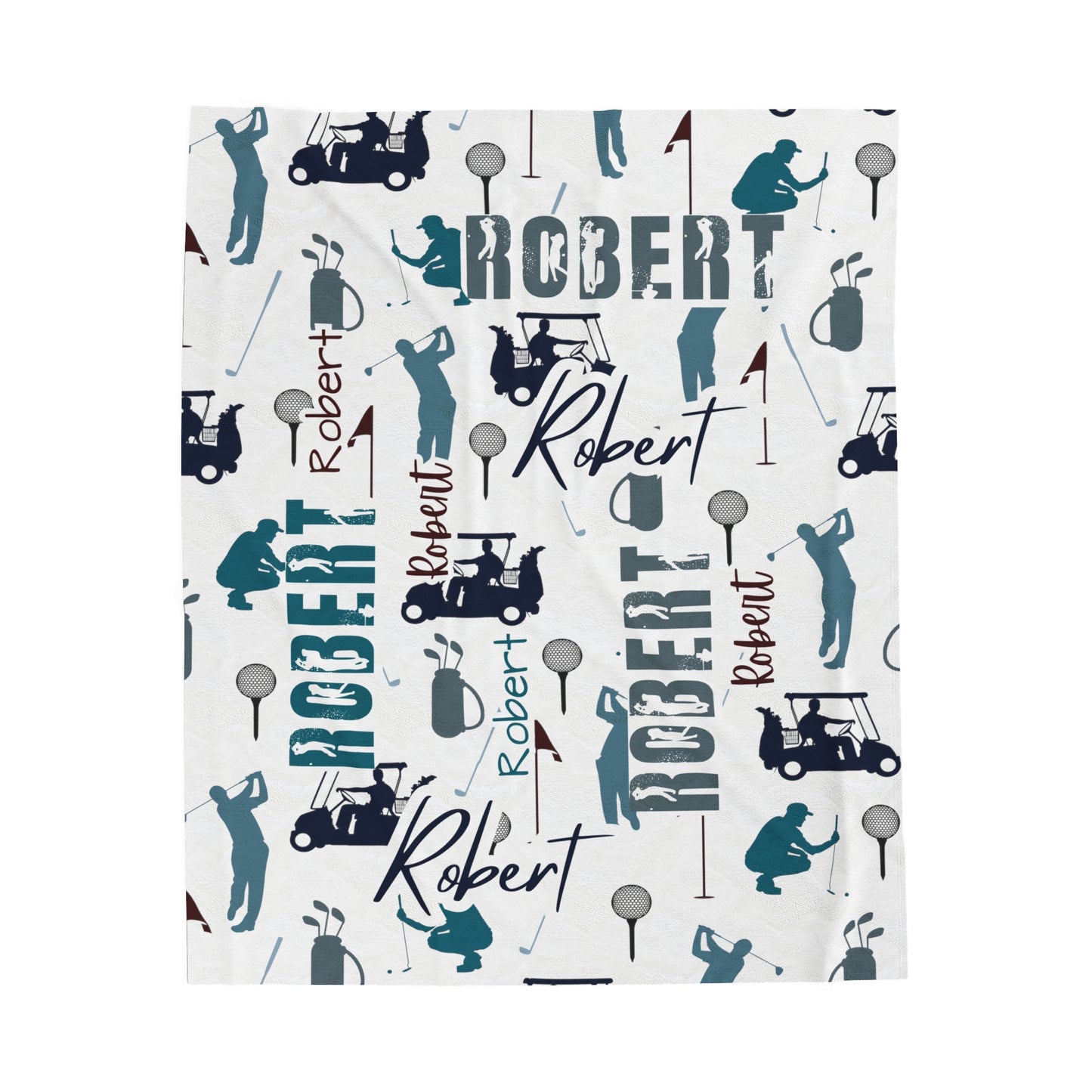 Personalized Golf Blanket Gift for Golfer