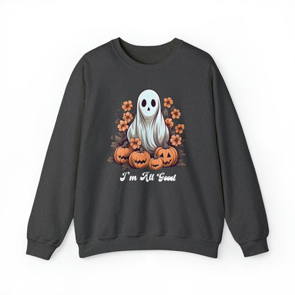 Retro Floral Ghost Sweatshirt, Retro Halloween Ghost Sweatshirt Groovy Ghost Shirt Floral Halloween Shirt Cute Ghost Spooky Season Shirt