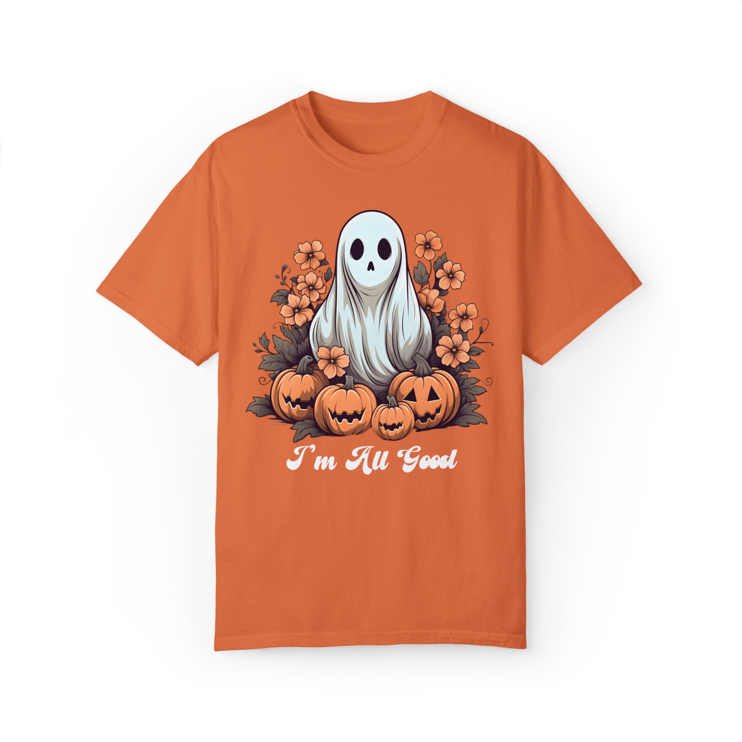 Retro Floral Ghost Shirt, Retro Halloween Ghost Shirt Groovy Ghost Shirt Floral Halloween Shirt Cute Ghost Spooky Season Shirt Graphic Tee