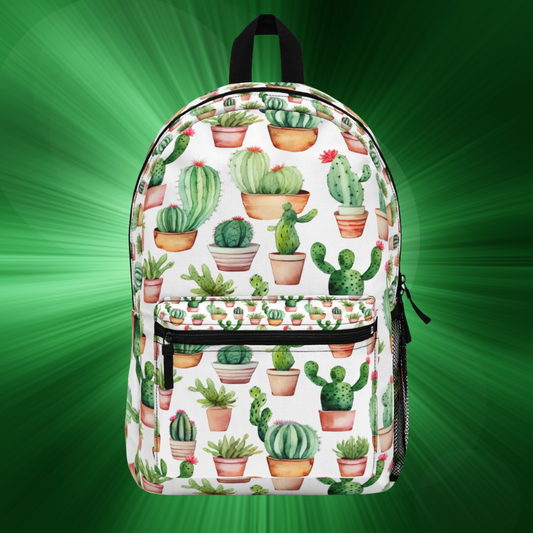 Cactus Backpack College Freshman Gift Cactus Book Bag Teacher Gift For School Cute Cactus Book Bag For Cactus Lover Back To School Gift