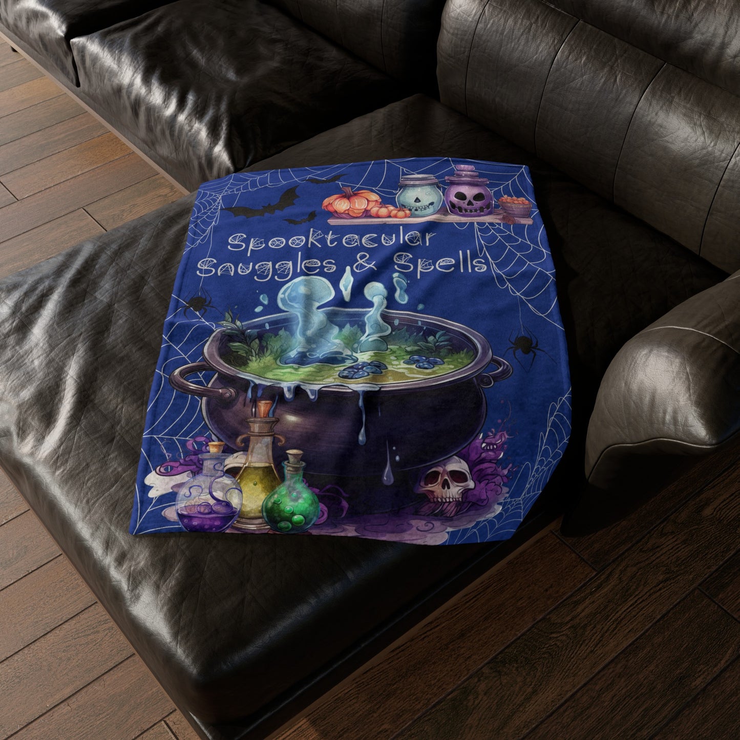 Halloween Blanket Spooky Movie Night Blanket