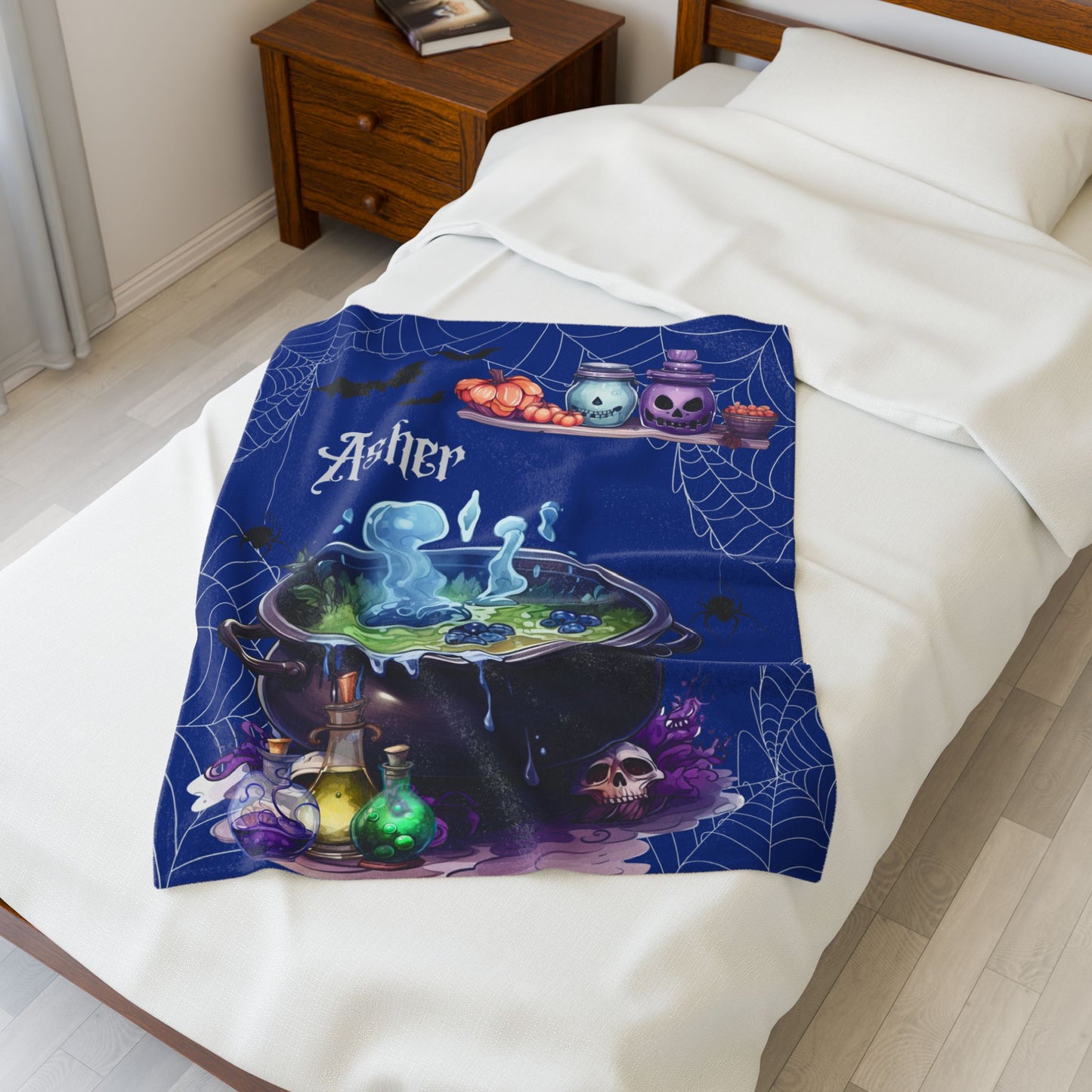 Personalized Halloween Blanket