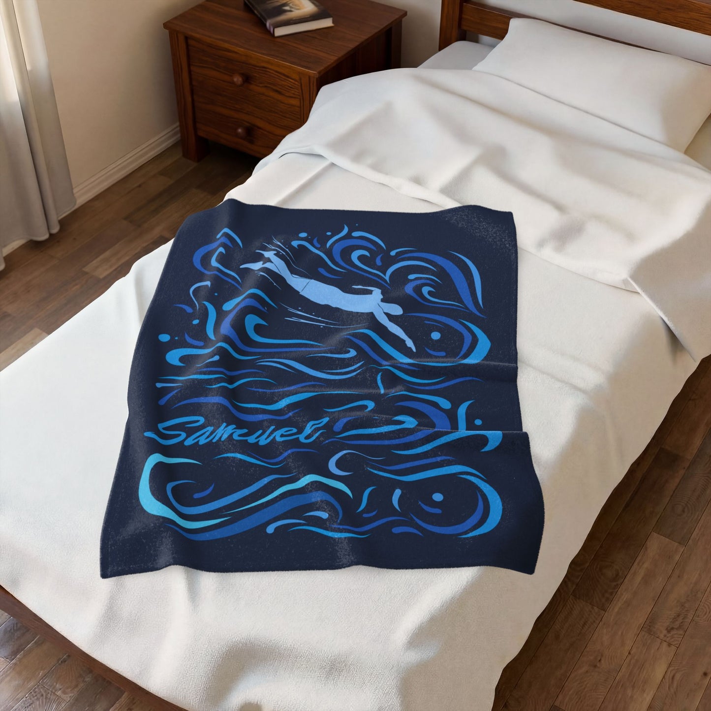 Personalized Swimmer Blanket