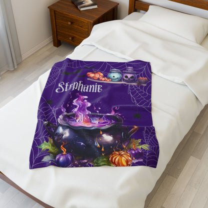 Personalized Halloween Blanket